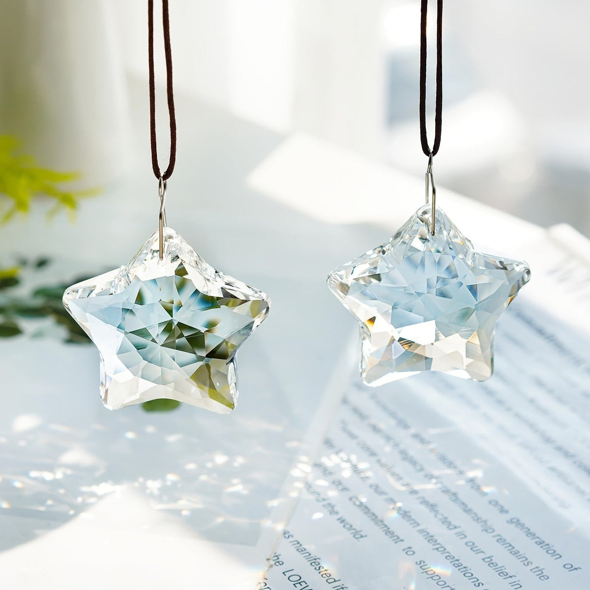 Faceted Star Hanging Ornament