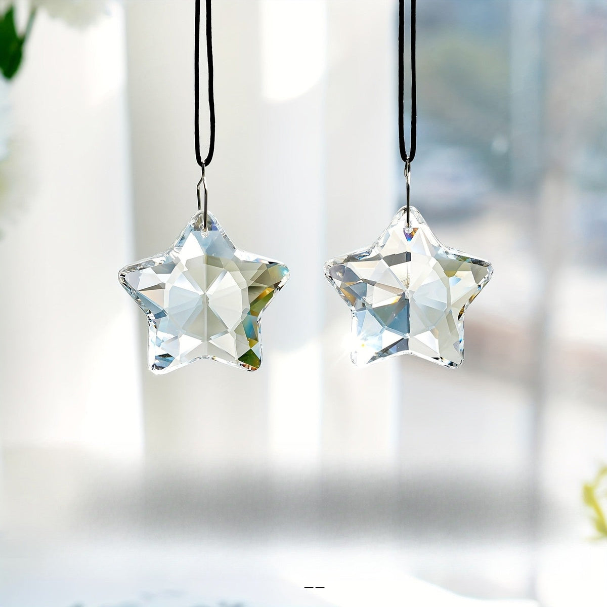 Faceted Star Hanging Ornament