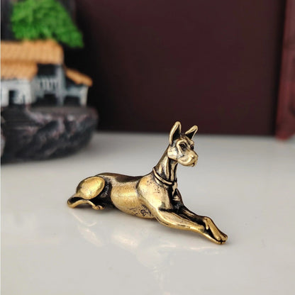Resting Dog Figurine