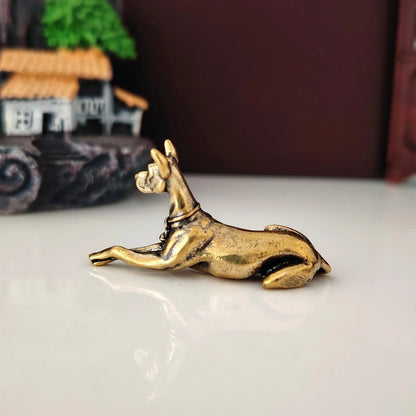 Resting Dog Figurine