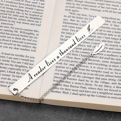 Reader Quote Feather Bookmark