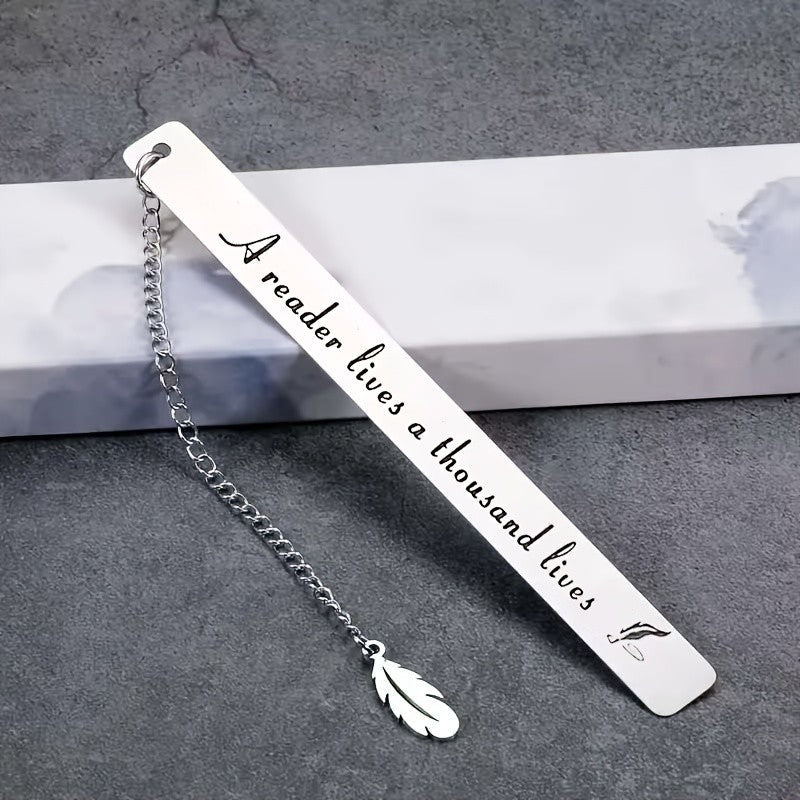 Reader Quote Feather Bookmark