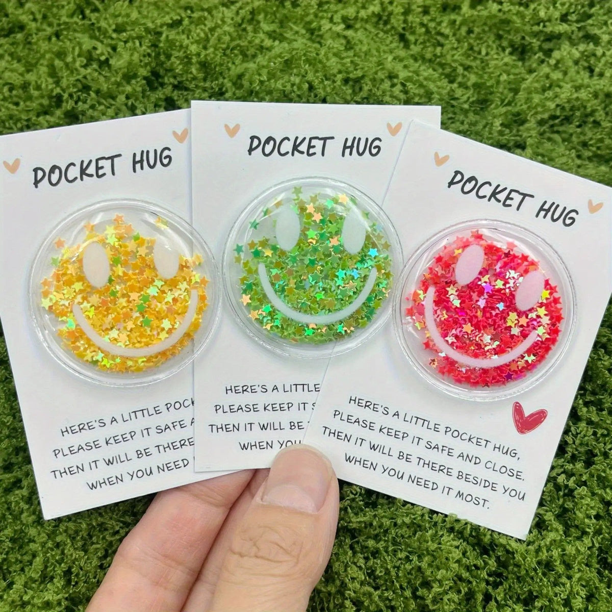 Smiley Face Pocket Hug Card