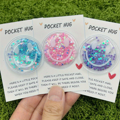 Smiley Face Pocket Hug Card
