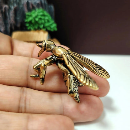 Brass Mosquito Figurine