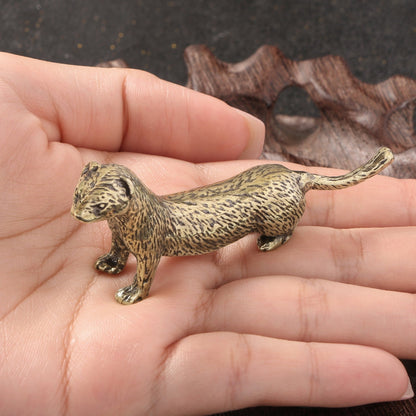 Textured Weasel Figurine