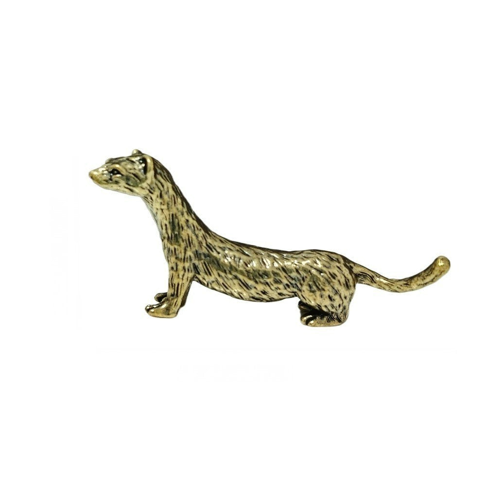 Textured Weasel Figurine