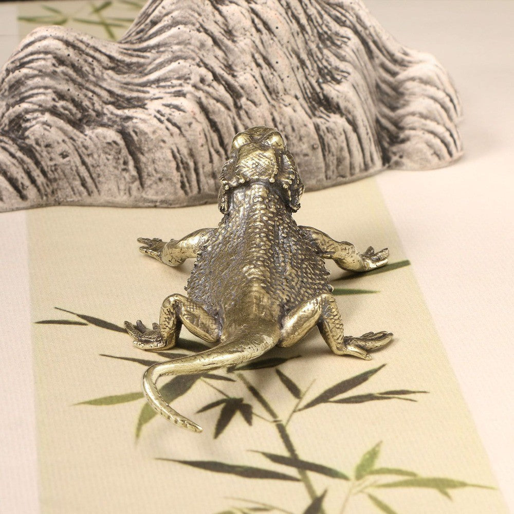 Textured Lizard Figurine
