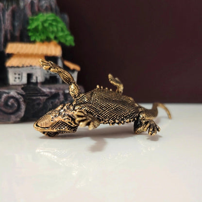 Textured Lizard Figurine