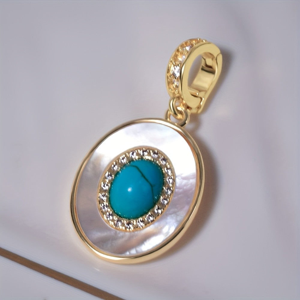 Turquoise Oval Pendant