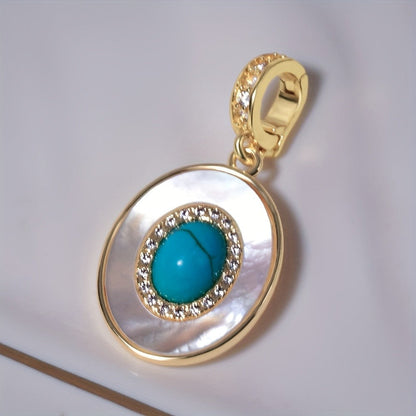 Turquoise Oval Pendant