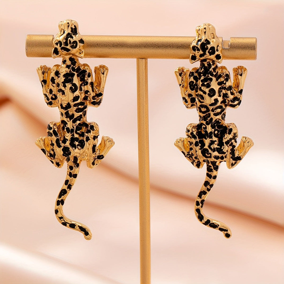 Leopard Statement Earrings