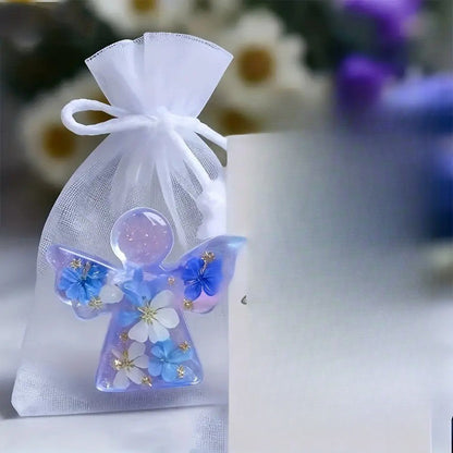 Forget Me Not Angel Acrylic Ornament