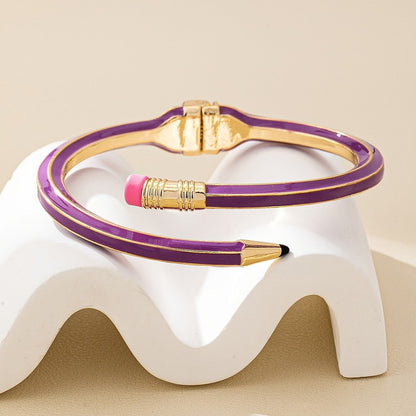 Pencil Bangle Bracelet