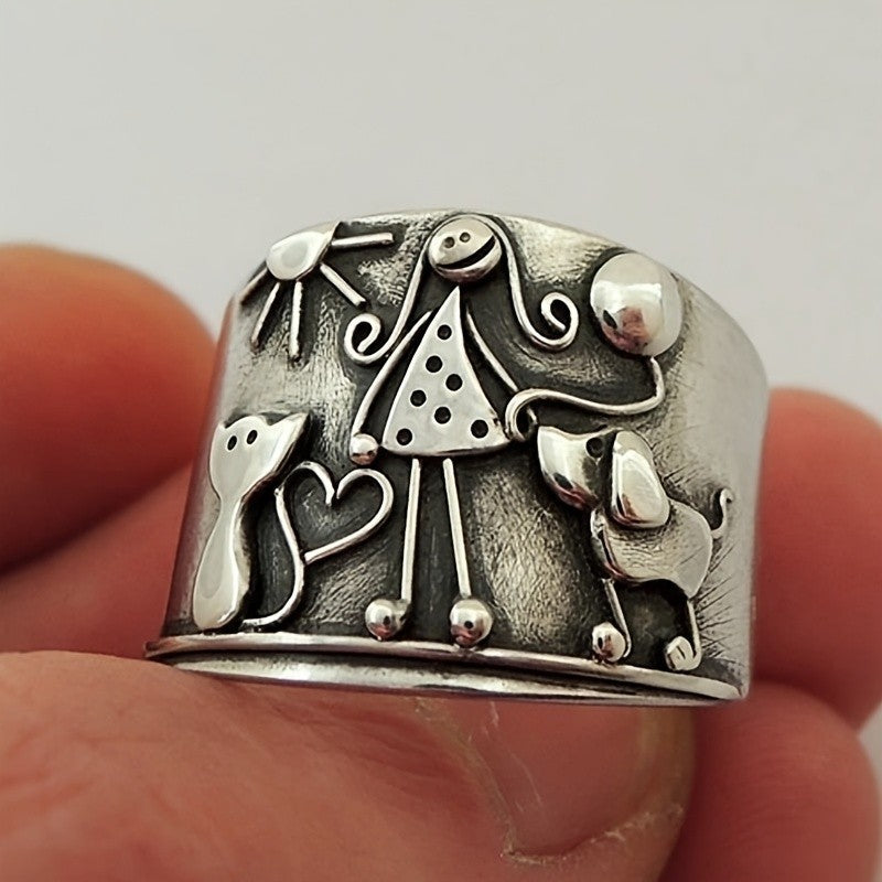 Cat & Dog Storybook Ring
