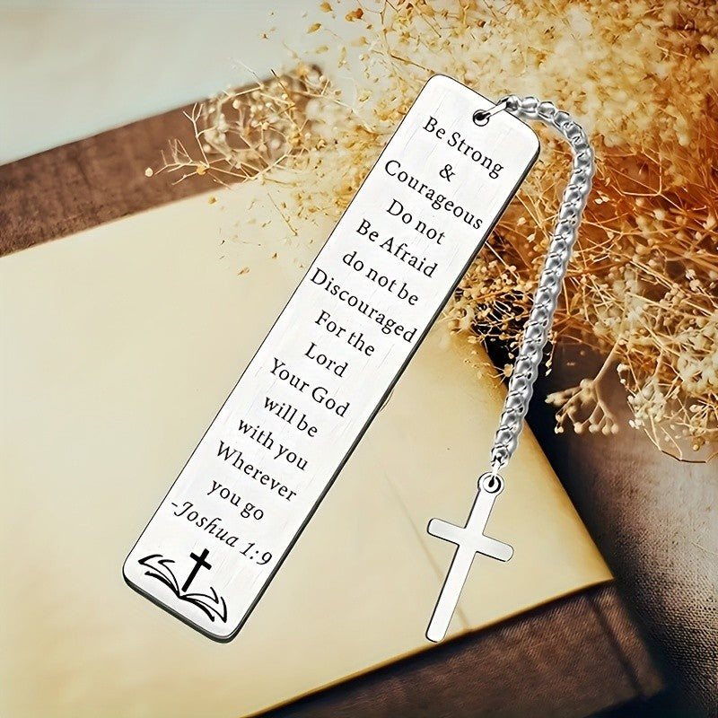 Joshua 1:9 Cross Bookmark