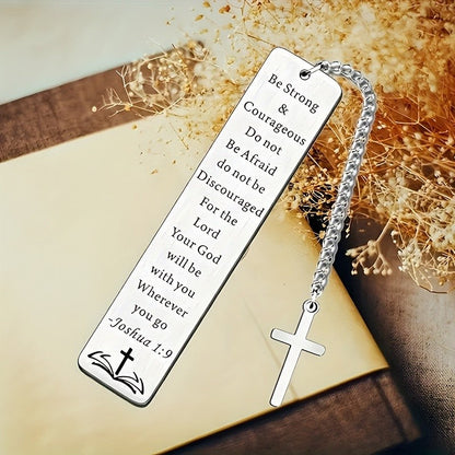Joshua 1:9 Cross Bookmark