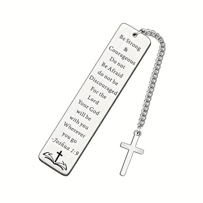 Joshua 1:9 Cross Bookmark