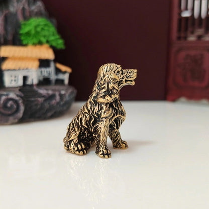 Brass Spaniel Figurine