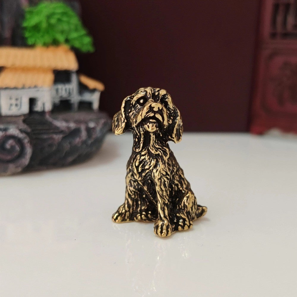 Sitting Dog Figurine