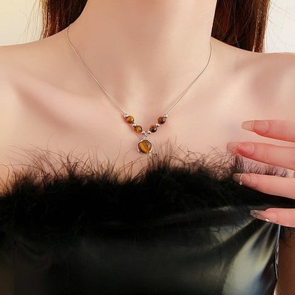Tiger's Eye Bead Necklace