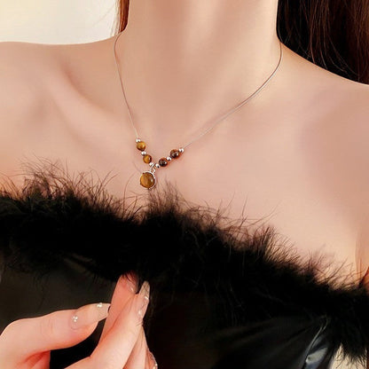 Tiger's Eye Bead Necklace