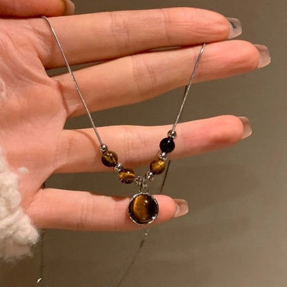 Tiger's Eye Bead Necklace