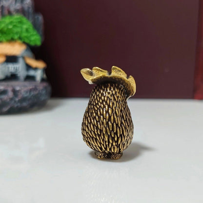 Hedgehog With Leaf Ornament