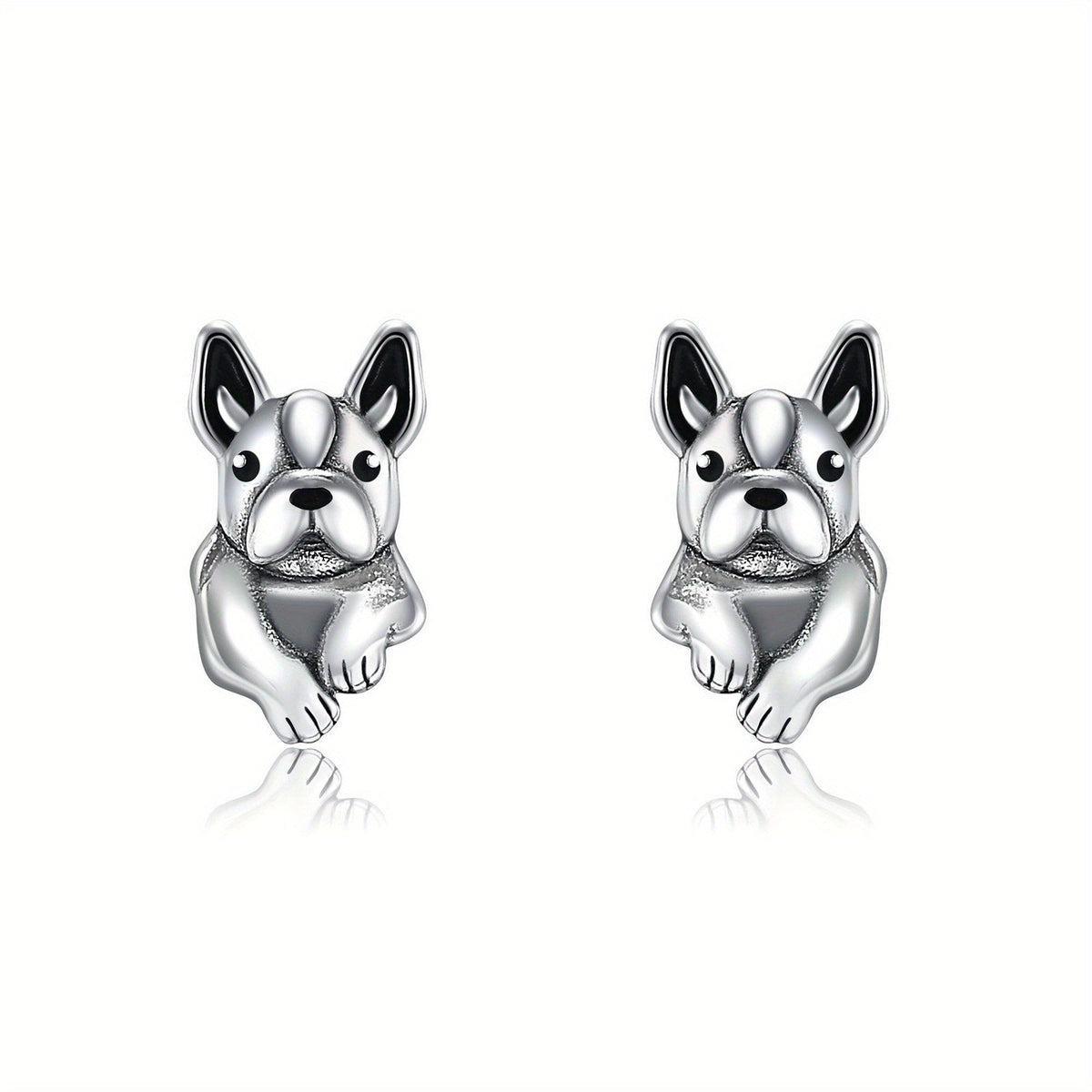 Sitting French Bulldog Stud Earrings