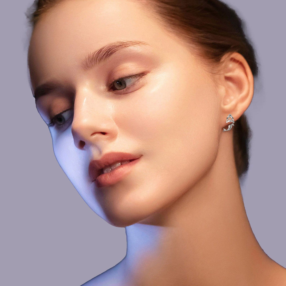 Shark Head & Body Stud Earrings