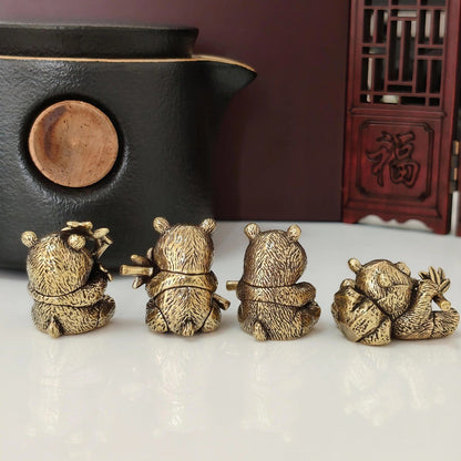 Panda Tea Pet Figurine