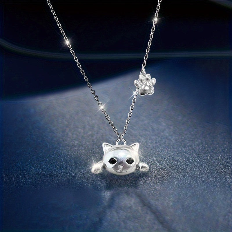 Cat & Paw Necklace
