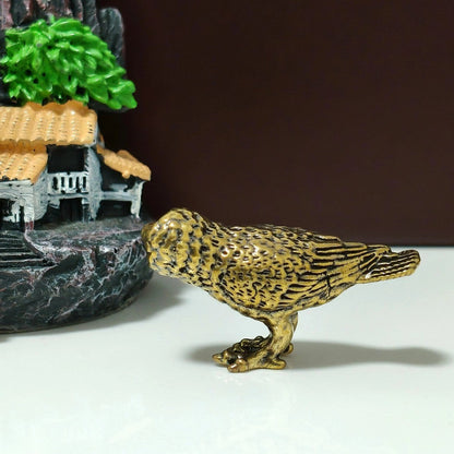 Textured Owl Figurine