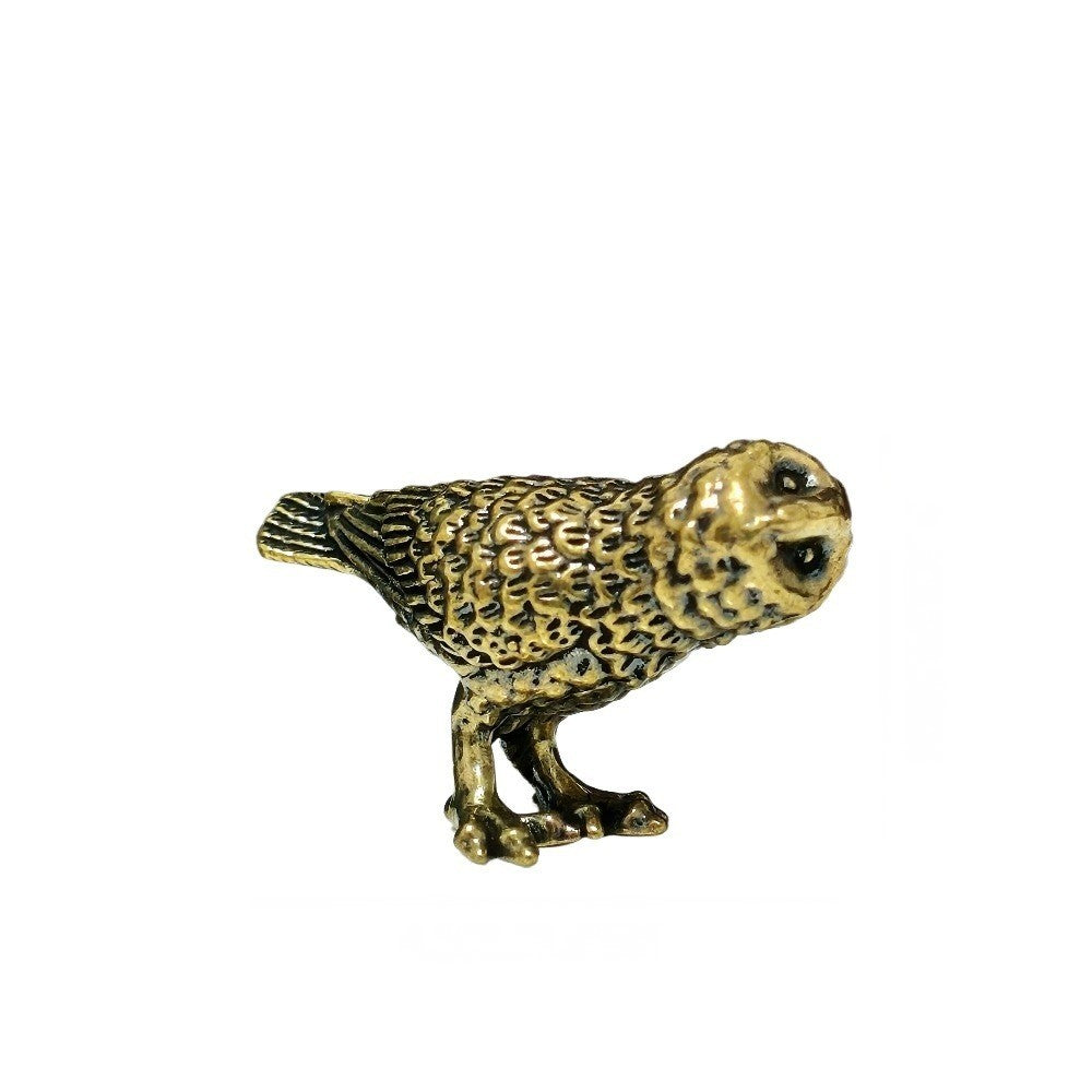 Textured Owl Figurine