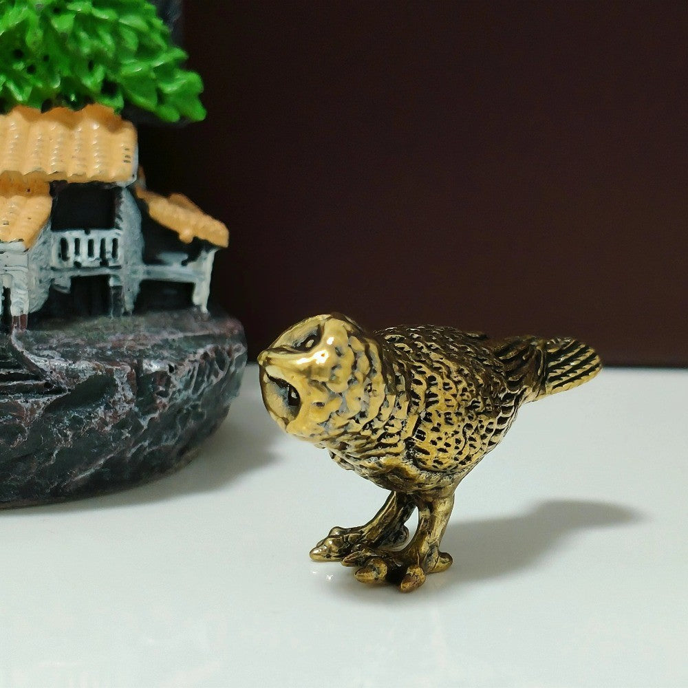 Textured Owl Figurine