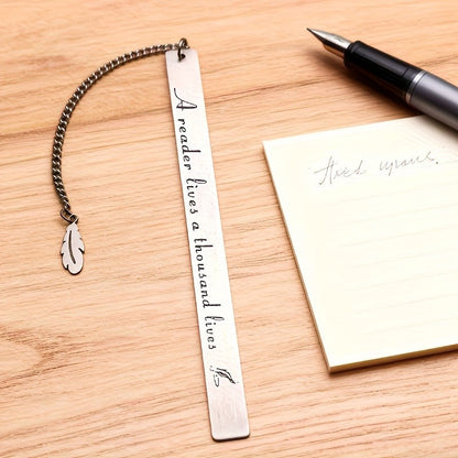 Reader Lives a Thousand Lives Bookmark