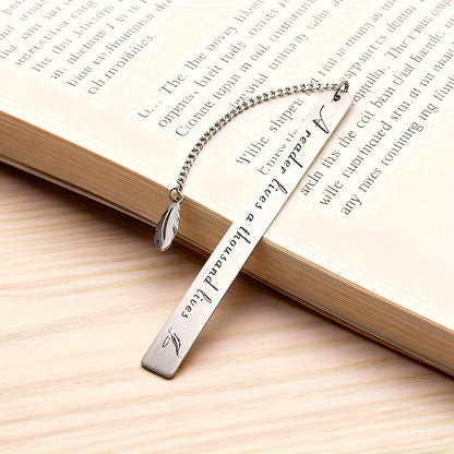 Reader Lives a Thousand Lives Bookmark