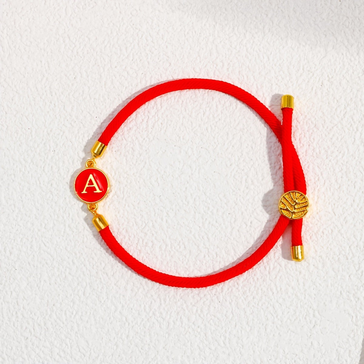 Initial Woven Cord Bracelet