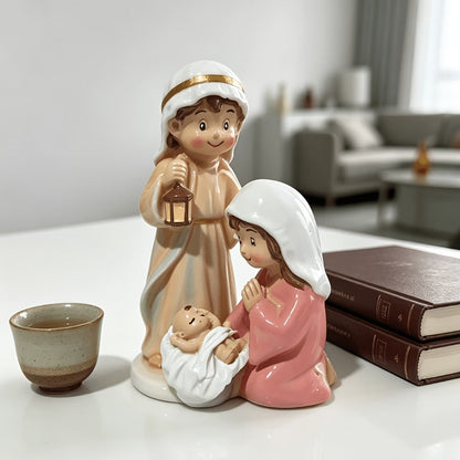 Praying Holy Family Figurine Set
