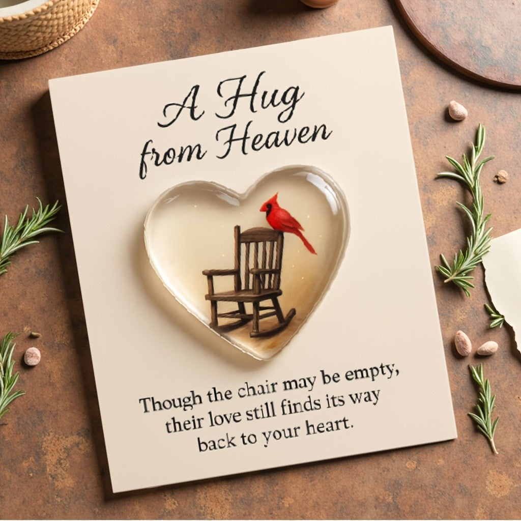 Heart Rocking Chair Keepsake Card