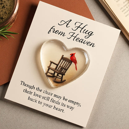 Heart Rocking Chair Keepsake Card