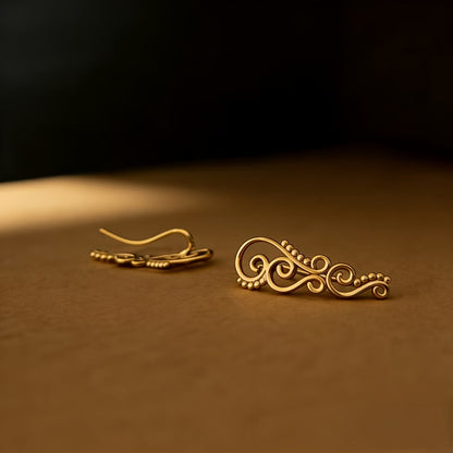 Scroll Pattern Ear Cuff