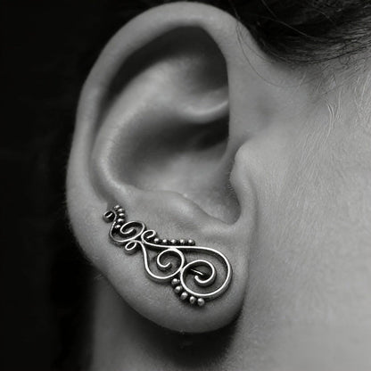 Scroll Pattern Ear Cuff