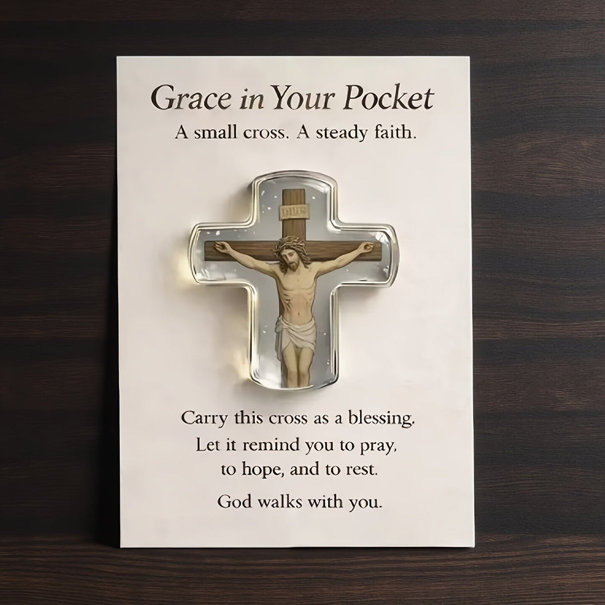 Jesus Cross Greeting Card