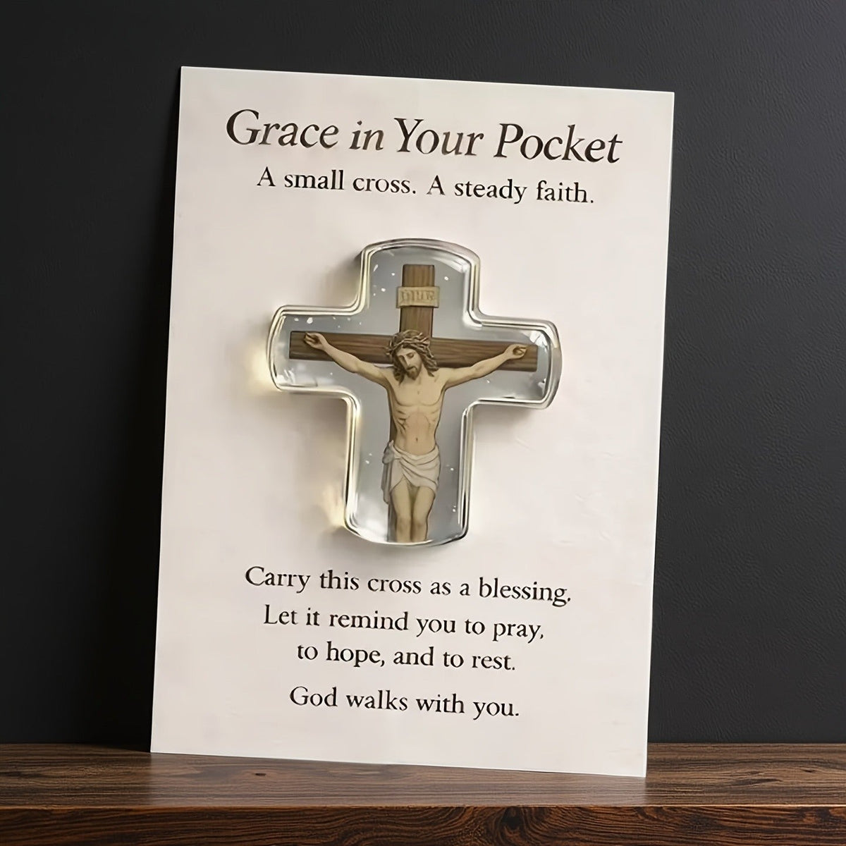 Jesus Cross Greeting Card