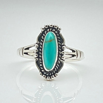 Turquoise Oval Statement Ring