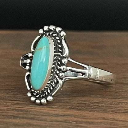 Turquoise Oval Statement Ring