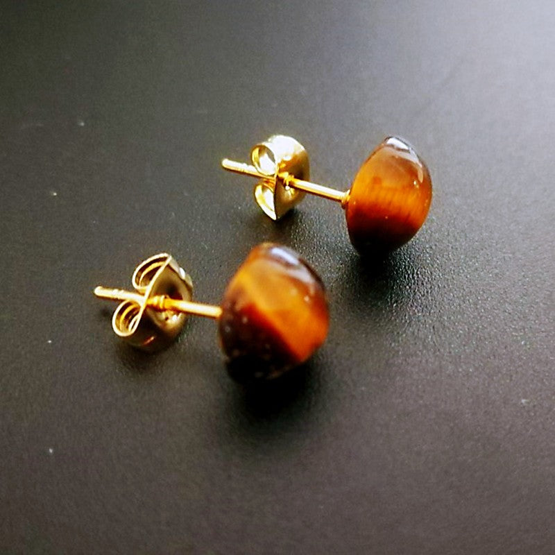 Turquoise Chip Stud Earrings