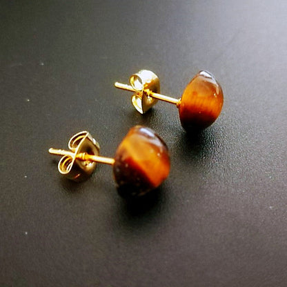 Turquoise Chip Stud Earrings