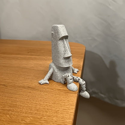 Poseable Moai Figure